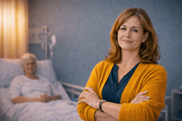 Nurse in a hospital room
