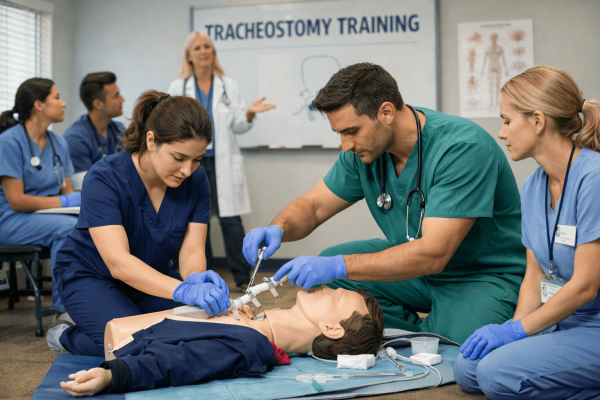 Tracheostomy training in action